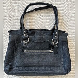Coach Penelope Leather Purse - Ruffle Top - Like New